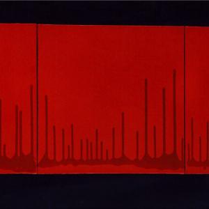 Abstract XXXVIII; Mischtechnik auf Leinwand, 2005, 3x40x40cm