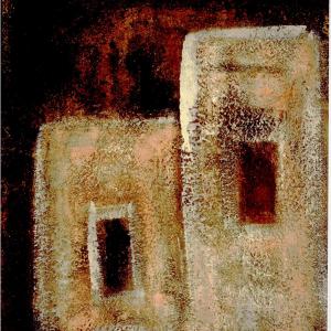 Abstract VI, Mischtechnik auf Leinwand, 2003, 92x73cm