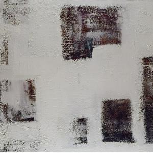 Abstract III, Mischtechnik auf Leinwand, 2004, 100x81cm