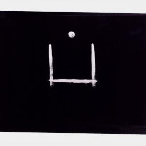 Paperwork I, Tusche, Wax, auf Papier, 2003, 60x80cm
