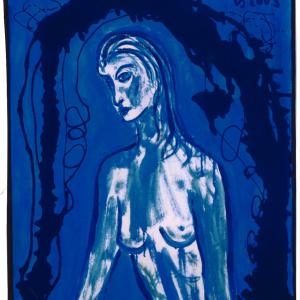 Woman VI, Mischtechnik auf Leinwand, 2003, 65x54cm