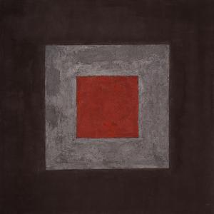Red and brown, Mischtechnik, 3 x 300 x 300 cm
