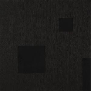 Black monochrome (Triptychon), Mischtechnik, 3x 50 x 50 cm, 2012
