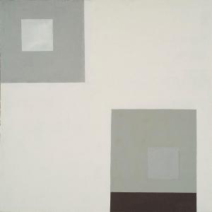 Square Game, Mischtechnik, 100 x 100 cm, 2010