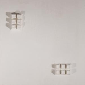 Cubic white, Mischtechnik 90 x 90 cm, 2016