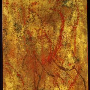 Abstract XXX, Mischtechnika auf Leinwand, 2001, 116x73cm