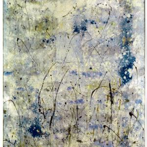 Abstract XXXX, Winter, Mischtechnik auf Leinwand, 2003, 100x81cm