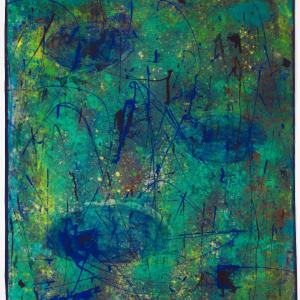 Abstract XXXXII, Summer, Mischtechnik auf Leinwand, 2003, 100x81cm