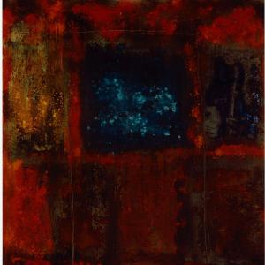 Abstract XXV, Mischtechnik auf Leinwand, 1999, 80x80cm