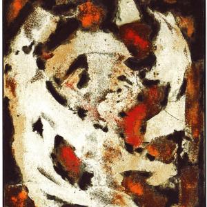Abstract XXXIII, MIschtechnik auf Leinwand, 2003, 61x50cm
