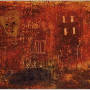 Venise I, Mischtechnik auf Leinwand, 1999, 81x100cm
