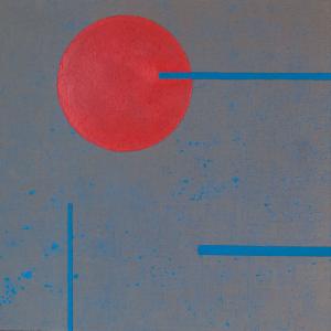 Composition 175, 100 x 100 cm, mixed media on canvas