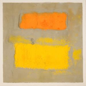 Hommage an Rothko, mixed technique, 70 x 70 cm
