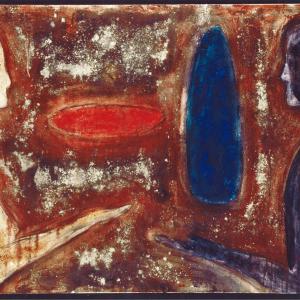 Couple VII, Mischtechnik auf Leinwand, 2002, 89x116cm