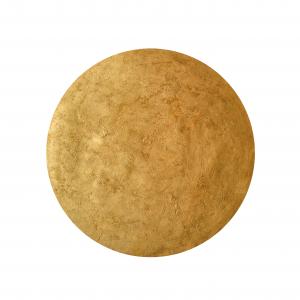 Golden Univers, Diam 100 cm, mixed media structure, gold 24, car plated