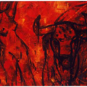 Europa I, Mischtechnik aus Leinwand, 2001, 97x130cm