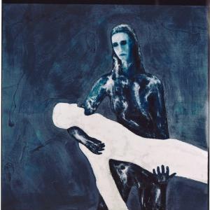 Meditative II, Piet&agrave;, 130x130cm