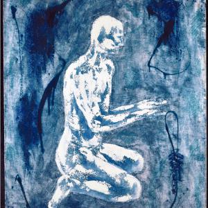 Meditative III, Mischtechnik auf Leinwand, 2001, 162x130cm