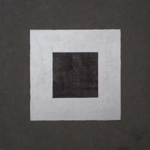 Quiete force, Mischtechnik, 100 x 100 cm