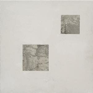 Spiralnebel I (Triptychon), Mischtechnik. 3x 50 x 50 cm, 2007